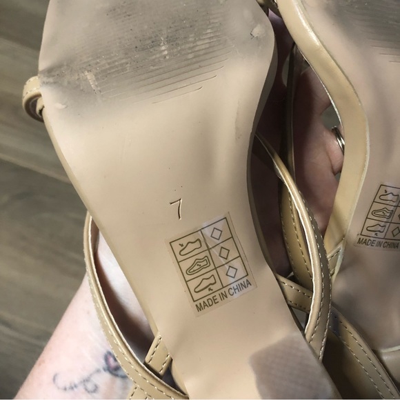 Princess Polly Strappy Nude Heels - Picture 6 of 8